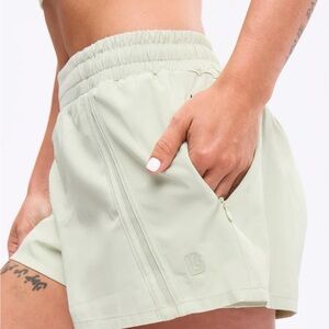 Buffbunny Collection Hotl girl run short. Color pistachio. Size XS